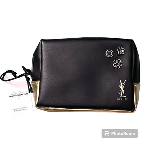 ysl beaute makeup bag nwt|ysl cosmetic bag.